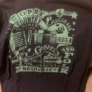 Black Graphic Bluegrass T-Shirt